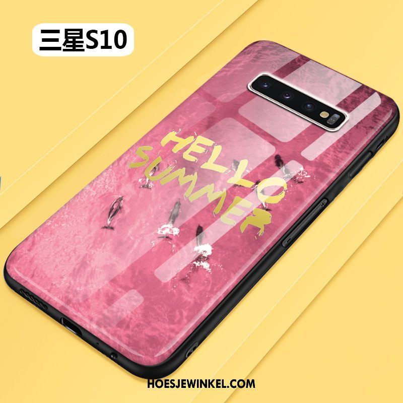 Samsung Galaxy S10 Hoesje Mode Spotprent Anti-fall, Samsung Galaxy S10 Hoesje Mini Mobiele Telefoon