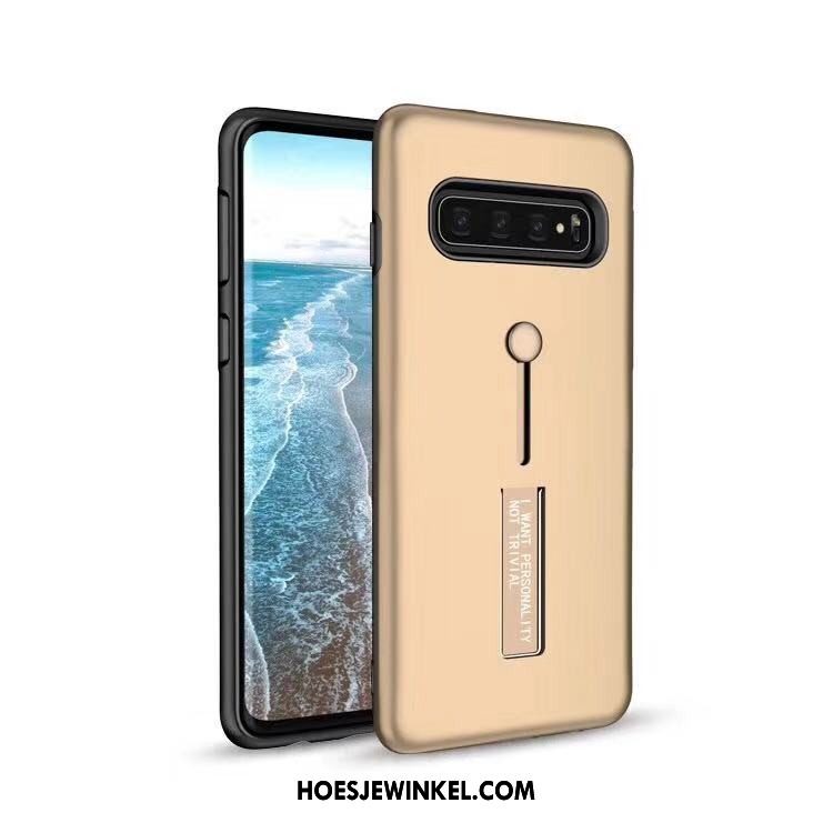 Samsung Galaxy S10 Hoesje Ondersteuning Hoes Mobiele Telefoon, Samsung Galaxy S10 Hoesje Ster Rood