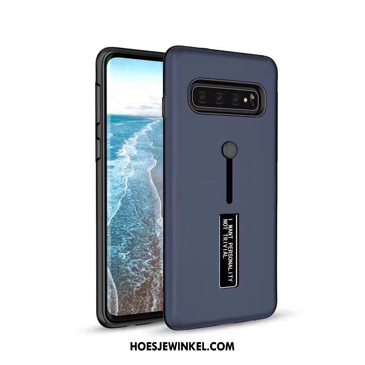 Samsung Galaxy S10 Hoesje Ondersteuning Hoes Mobiele Telefoon, Samsung Galaxy S10 Hoesje Ster Rood