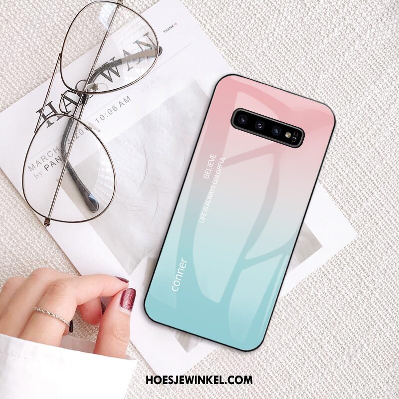 Samsung Galaxy S10+ Hoesje Persoonlijk Siliconen Ster, Samsung Galaxy S10+ Hoesje Mode Anti-fall