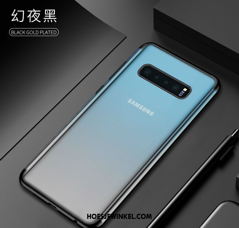 Samsung Galaxy S10+ Hoesje Scheppend Hoes Ster, Samsung Galaxy S10+ Hoesje Blauw Bescherming