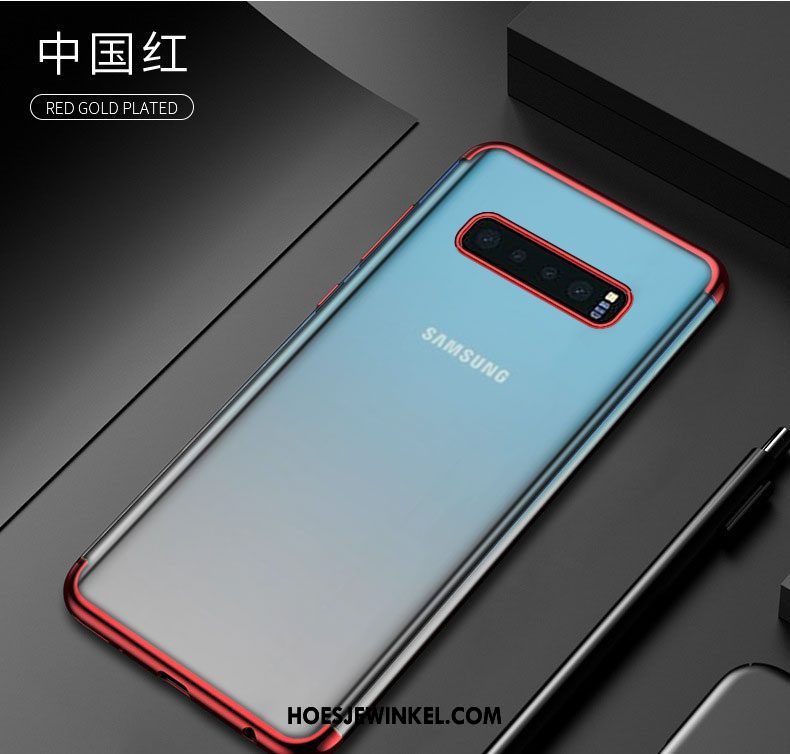 Samsung Galaxy S10+ Hoesje Scheppend Hoes Ster, Samsung Galaxy S10+ Hoesje Blauw Bescherming