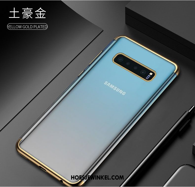 Samsung Galaxy S10+ Hoesje Scheppend Hoes Ster, Samsung Galaxy S10+ Hoesje Blauw Bescherming