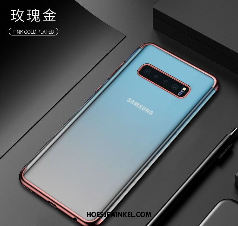 Samsung Galaxy S10+ Hoesje Scheppend Hoes Ster, Samsung Galaxy S10+ Hoesje Blauw Bescherming