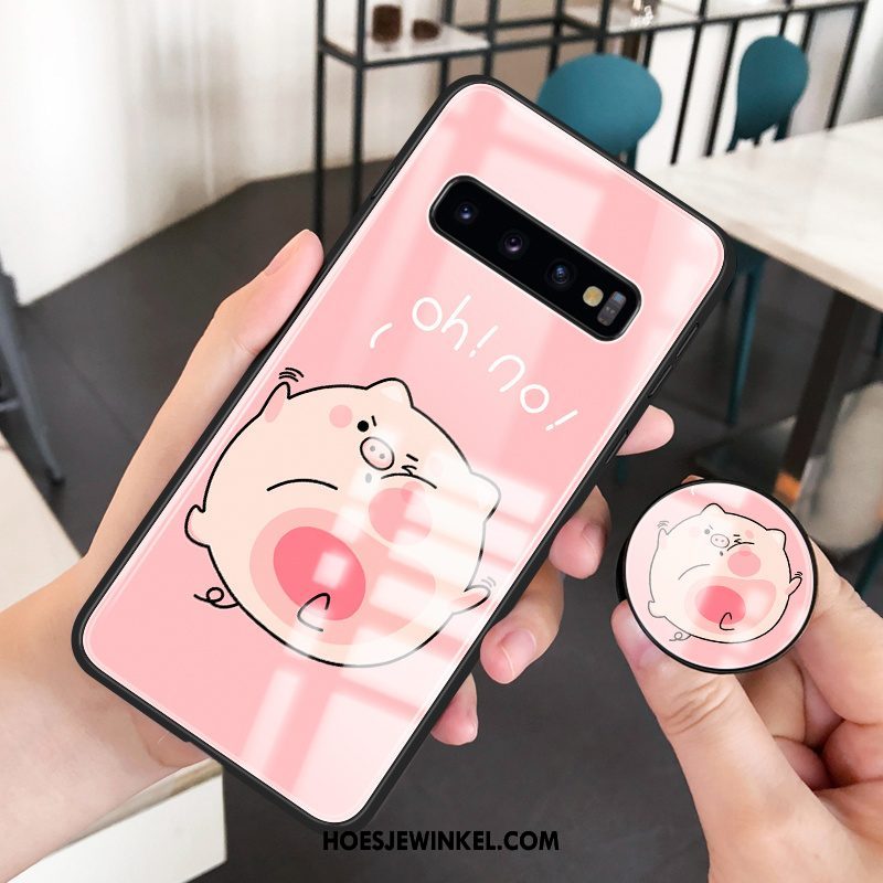 Samsung Galaxy S10+ Hoesje Siliconen Bescherming Hoes, Samsung Galaxy S10+ Hoesje Persoonlijk Glas