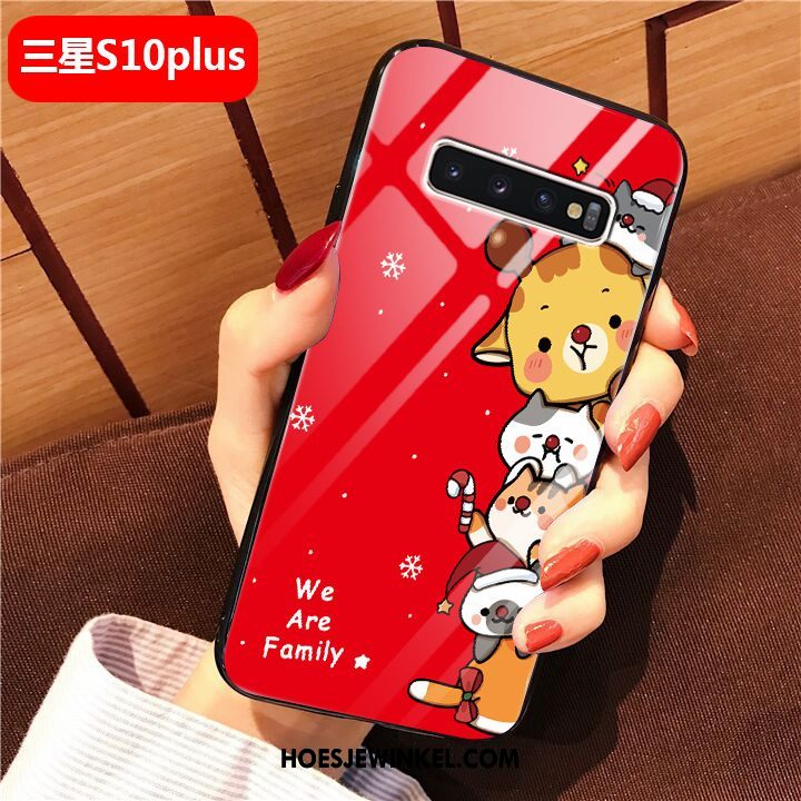 Samsung Galaxy S10+ Hoesje Spotprent Mobiele Telefoon Persoonlijk, Samsung Galaxy S10+ Hoesje All Inclusive Net Red