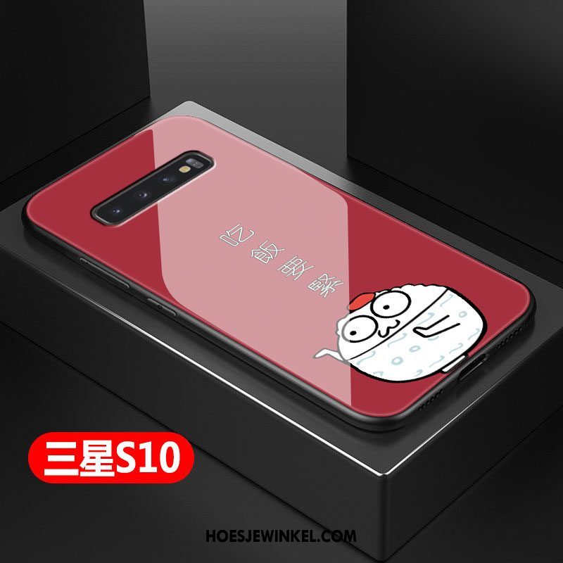 Samsung Galaxy S10 Hoesje Ster Anti-fall Hard, Samsung Galaxy S10 Hoesje Mobiele Telefoon Roze