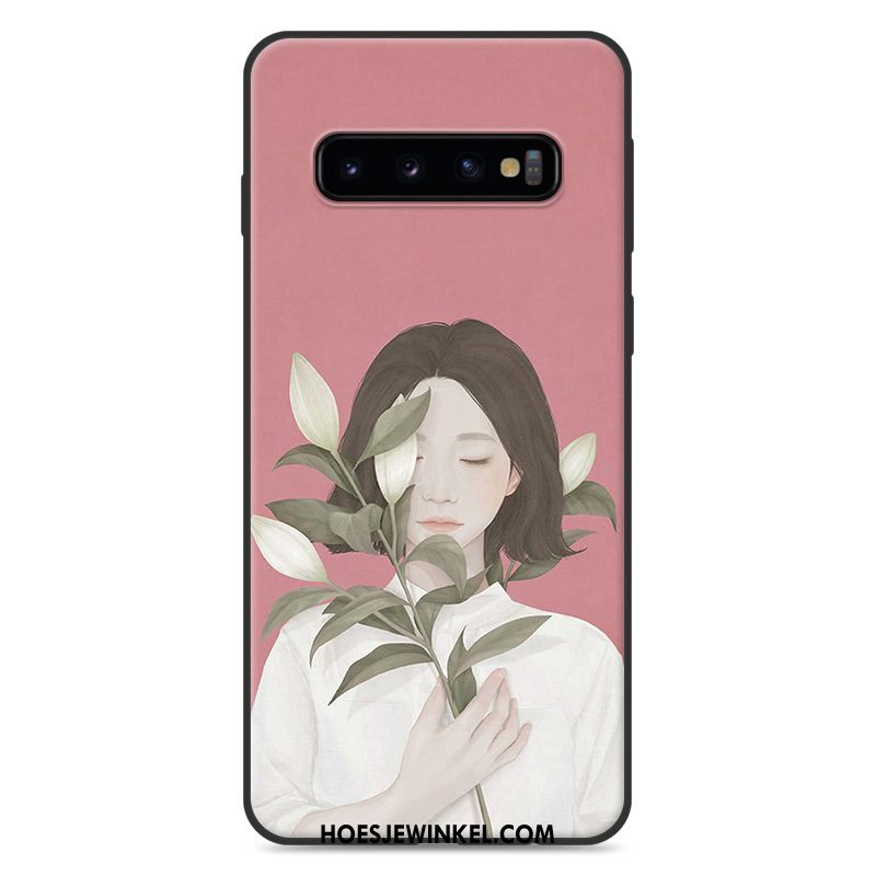 Samsung Galaxy S10 Hoesje Zacht Blauw Siliconen, Samsung Galaxy S10 Hoesje Vers Hoes