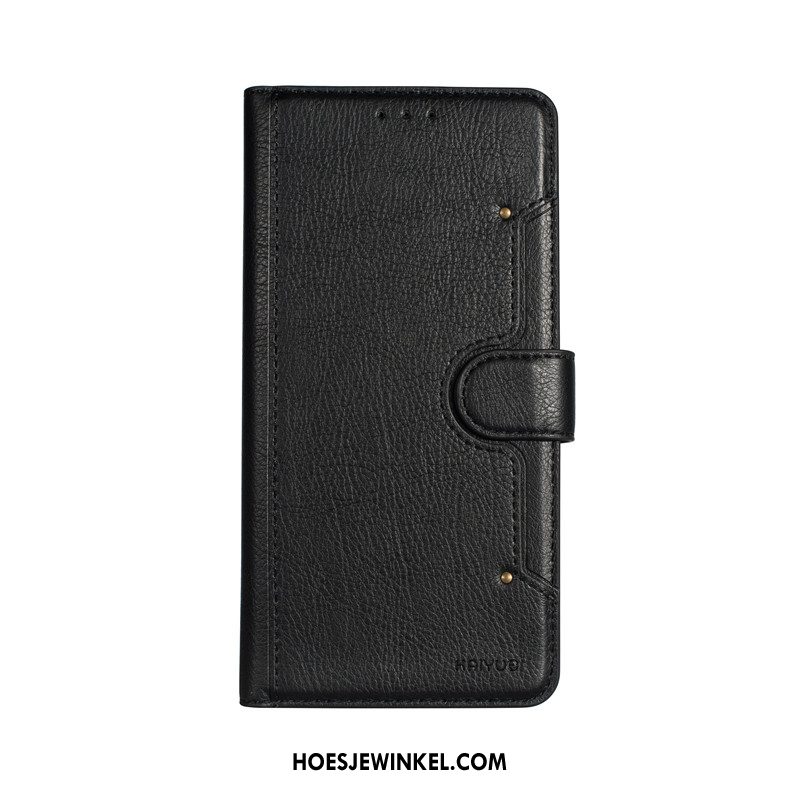 Samsung Galaxy S10 Lite Hoesje Leren Etui Clamshell Ster, Samsung Galaxy S10 Lite Hoesje Zwart Zacht