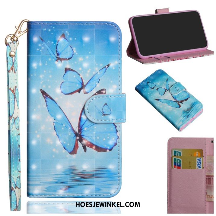 Samsung Galaxy S10 Lite Hoesje Mobiele Telefoon Ster Rood, Samsung Galaxy S10 Lite Hoesje Bescherming Folio