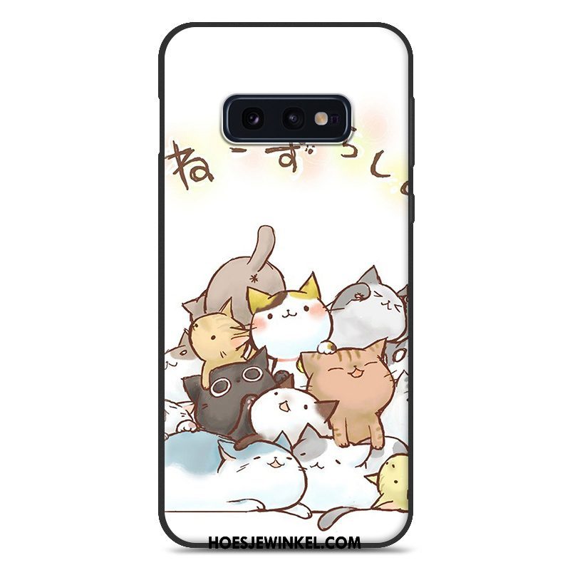 Samsung Galaxy S10e Hoesje Anti-fall Trend Ster, Samsung Galaxy S10e Hoesje Bescherming Zacht Beige