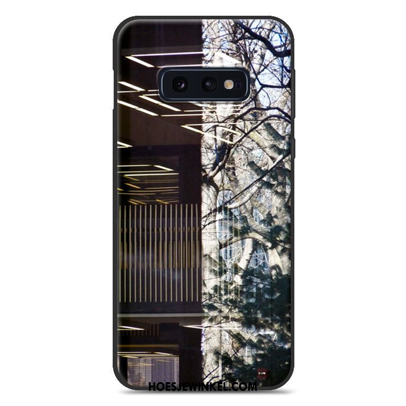 Samsung Galaxy S10e Hoesje Anti-fall Trend Ster, Samsung Galaxy S10e Hoesje Bescherming Zacht Beige