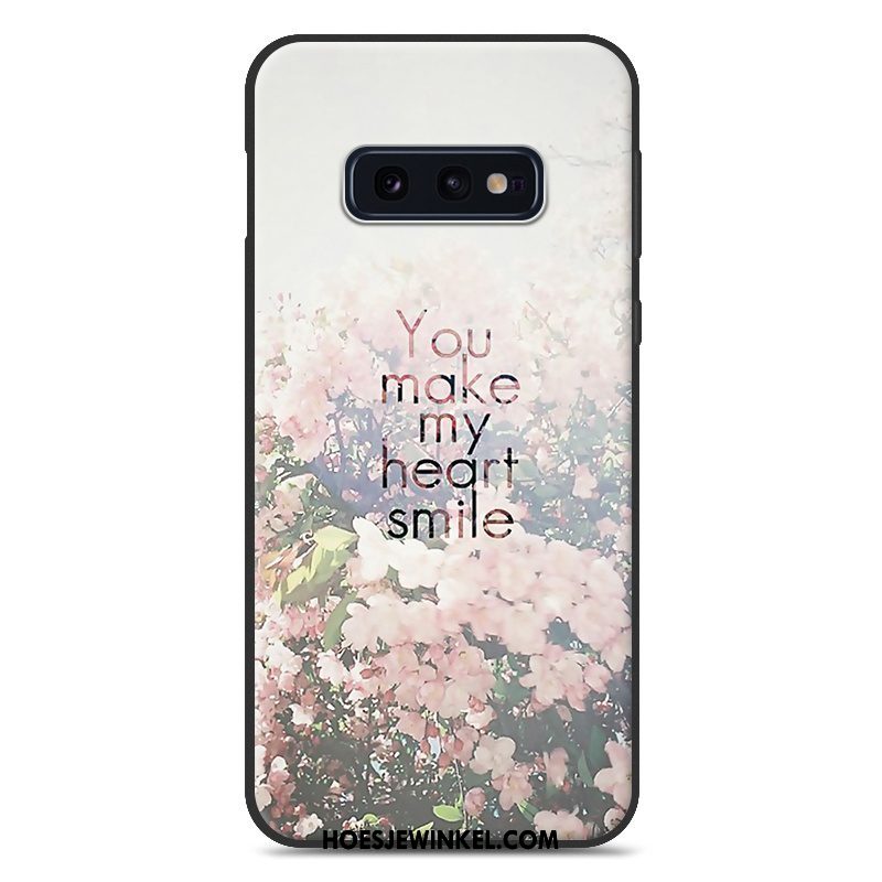 Samsung Galaxy S10e Hoesje Anti-fall Trend Ster, Samsung Galaxy S10e Hoesje Bescherming Zacht Beige