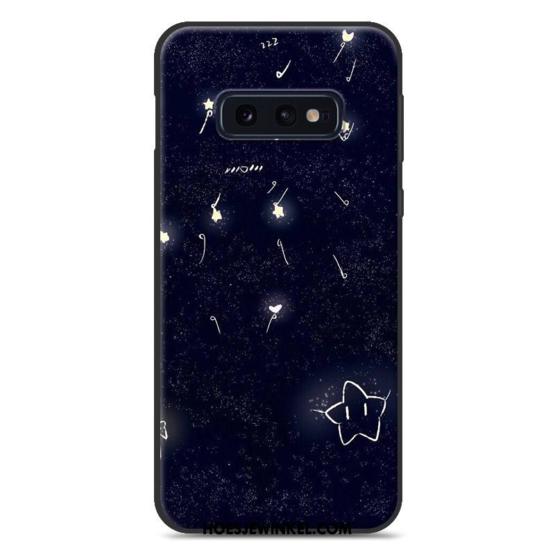 Samsung Galaxy S10e Hoesje Anti-fall Trend Ster, Samsung Galaxy S10e Hoesje Bescherming Zacht Beige