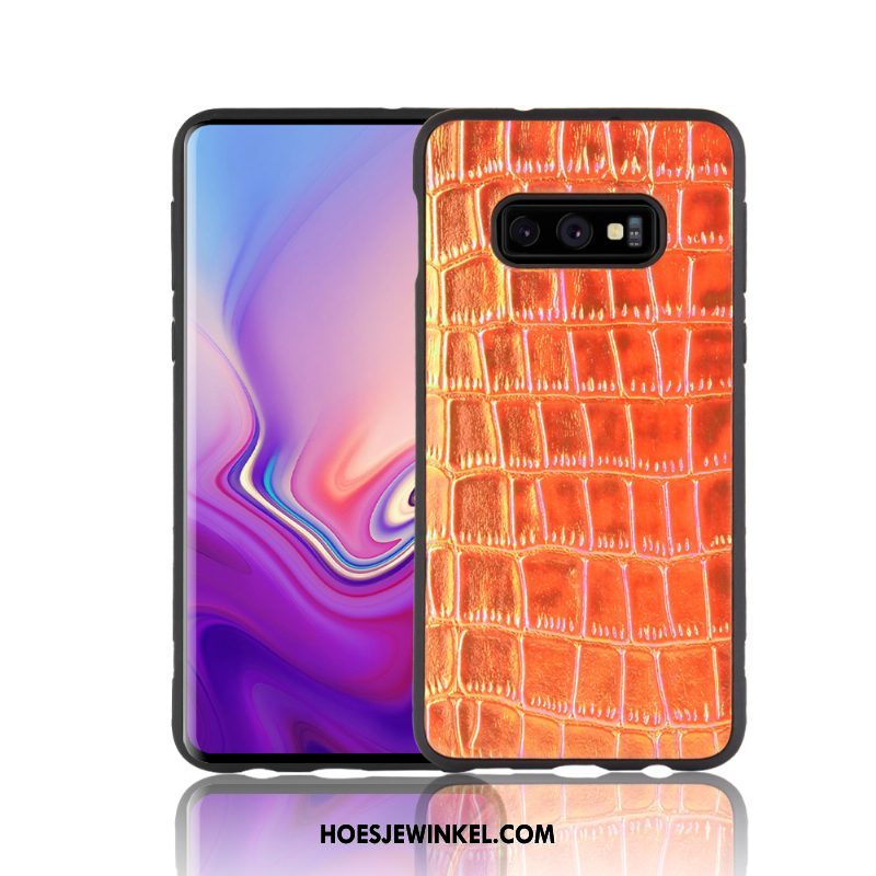 Samsung Galaxy S10e Hoesje Bescherming All Inclusive Hoes, Samsung Galaxy S10e Hoesje Purper Ster