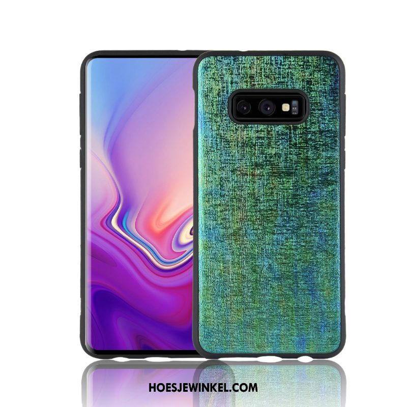 Samsung Galaxy S10e Hoesje Bescherming All Inclusive Hoes, Samsung Galaxy S10e Hoesje Purper Ster