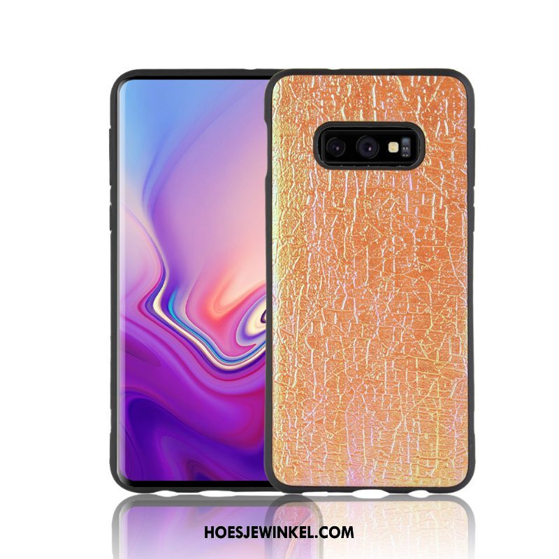 Samsung Galaxy S10e Hoesje Bescherming All Inclusive Hoes, Samsung Galaxy S10e Hoesje Purper Ster