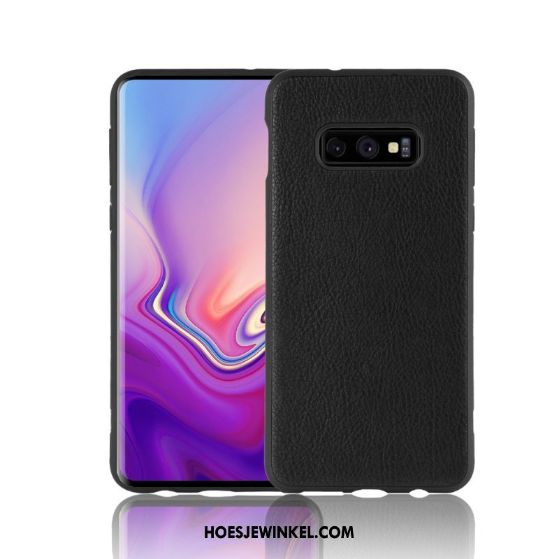 Samsung Galaxy S10e Hoesje Bescherming All Inclusive Hoes, Samsung Galaxy S10e Hoesje Purper Ster