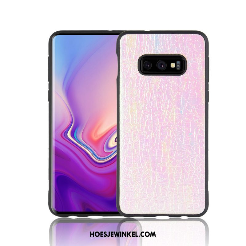 Samsung Galaxy S10e Hoesje Bescherming All Inclusive Hoes, Samsung Galaxy S10e Hoesje Purper Ster