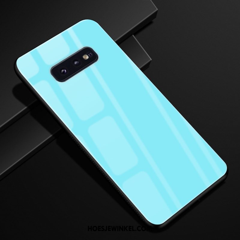 Samsung Galaxy S10e Hoesje Bescherming Purper Pas, Samsung Galaxy S10e Hoesje Effen Kleur Ster