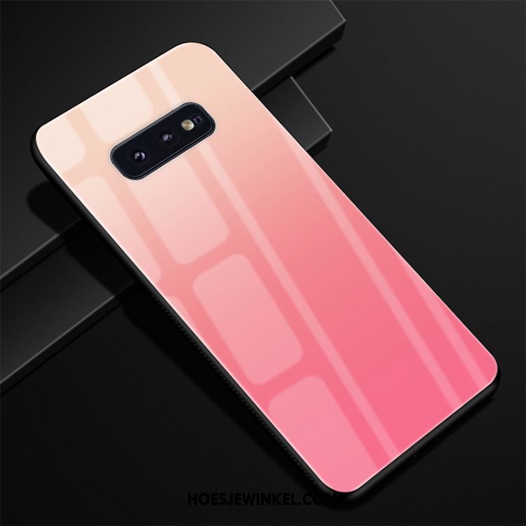 Samsung Galaxy S10e Hoesje Bescherming Purper Pas, Samsung Galaxy S10e Hoesje Effen Kleur Ster