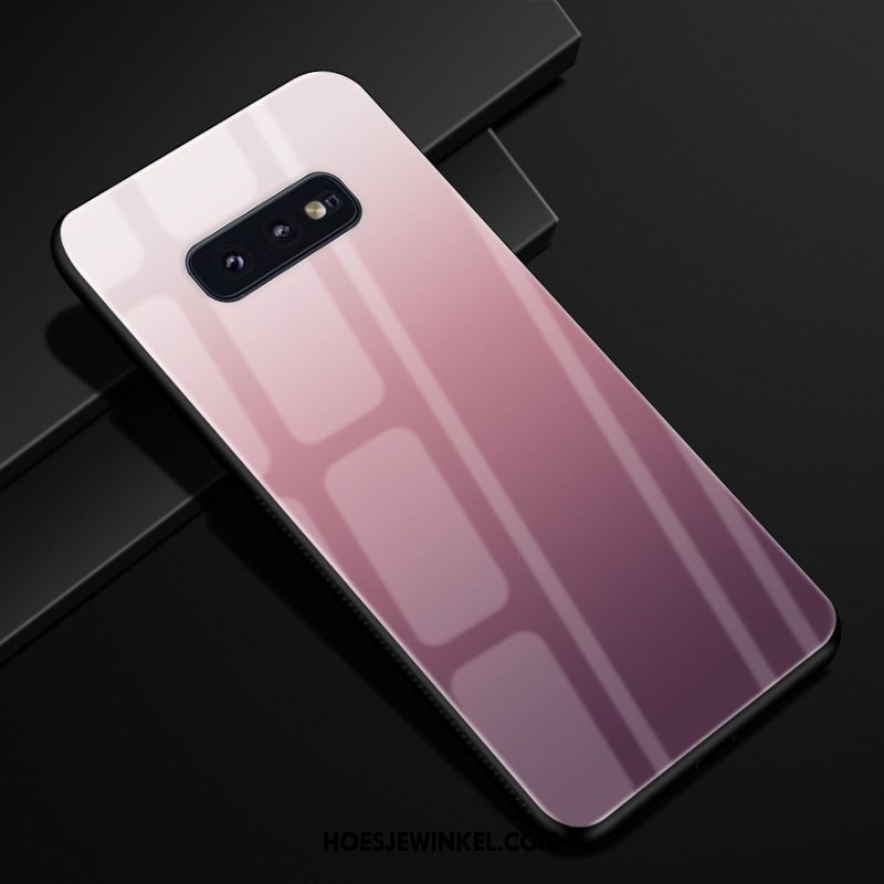 Samsung Galaxy S10e Hoesje Bescherming Purper Pas, Samsung Galaxy S10e Hoesje Effen Kleur Ster