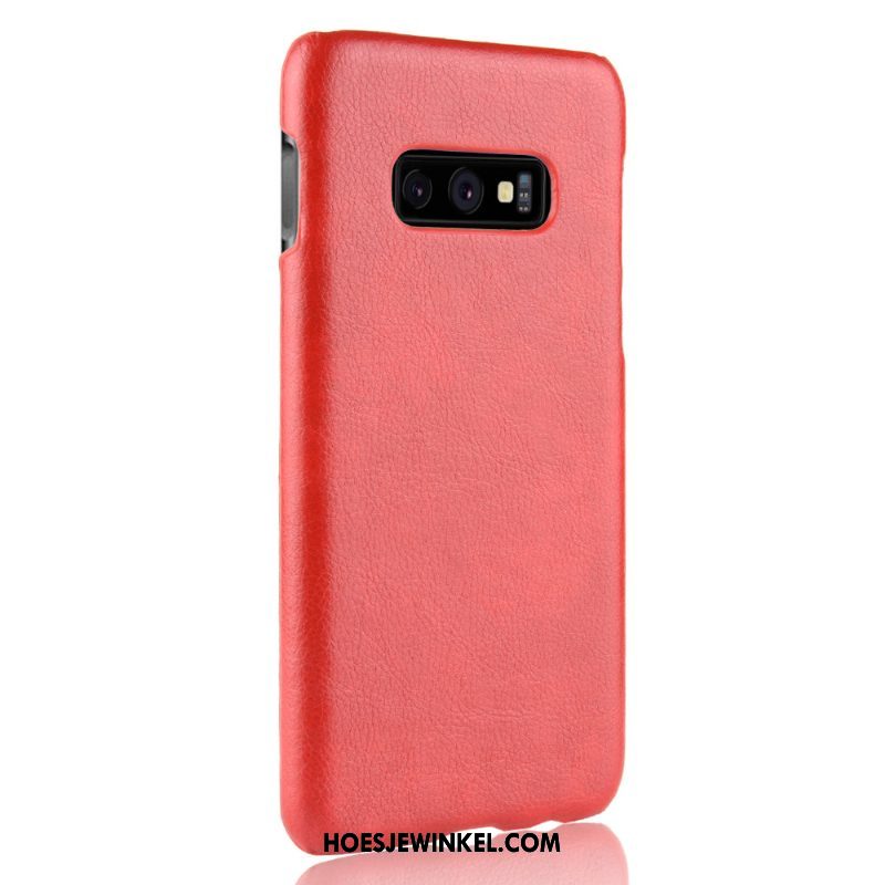 Samsung Galaxy S10e Hoesje Bruin Soort Aziatische Vrucht Hoes, Samsung Galaxy S10e Hoesje Patroon Ster