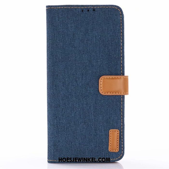 Samsung Galaxy S10e Hoesje Folio Ster Bescherming, Samsung Galaxy S10e Hoesje Denim Patroon