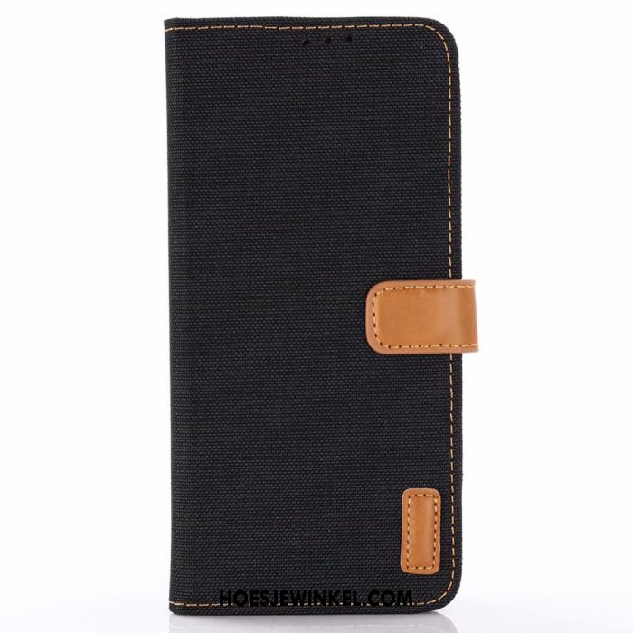 Samsung Galaxy S10e Hoesje Folio Ster Bescherming, Samsung Galaxy S10e Hoesje Denim Patroon