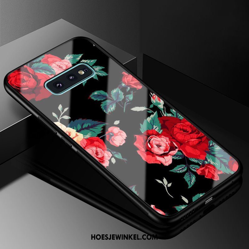 Samsung Galaxy S10e Hoesje Glas Mobiele Telefoon Bescherming, Samsung Galaxy S10e Hoesje Zwart Nieuw