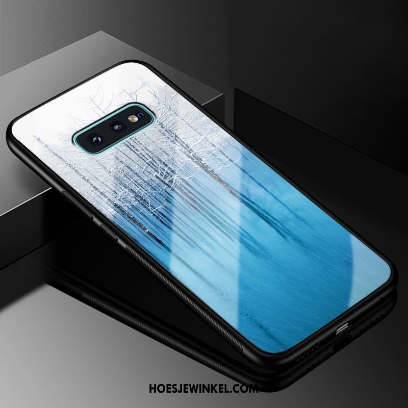 Samsung Galaxy S10e Hoesje Glas Mobiele Telefoon Bescherming, Samsung Galaxy S10e Hoesje Zwart Nieuw