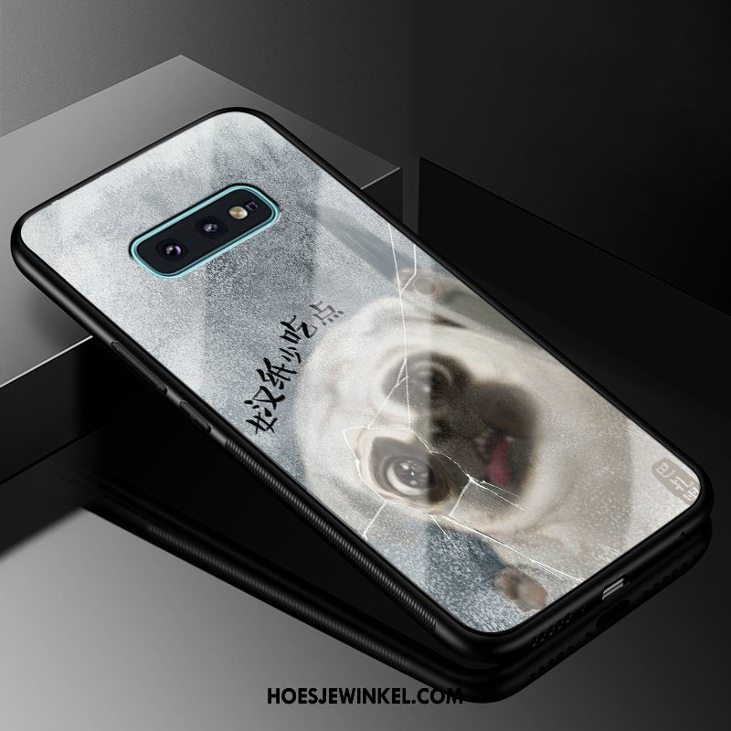 Samsung Galaxy S10e Hoesje Glas Mobiele Telefoon Bescherming, Samsung Galaxy S10e Hoesje Zwart Nieuw