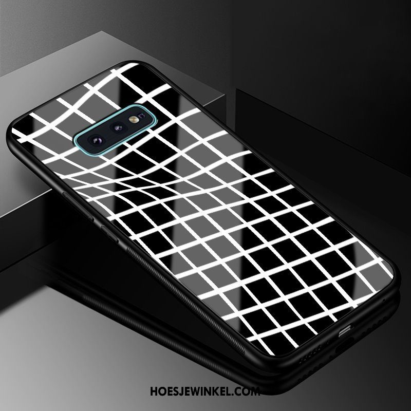 Samsung Galaxy S10e Hoesje Glas Mobiele Telefoon Bescherming, Samsung Galaxy S10e Hoesje Zwart Nieuw