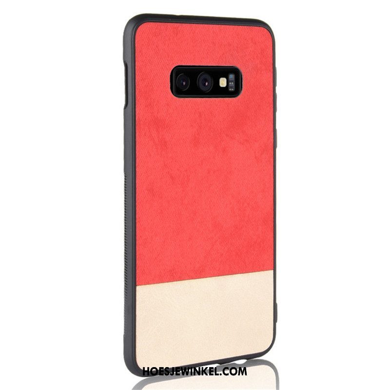 Samsung Galaxy S10e Hoesje Hard Mobiele Telefoon Leer, Samsung Galaxy S10e Hoesje Gemengde Kleuren Ster