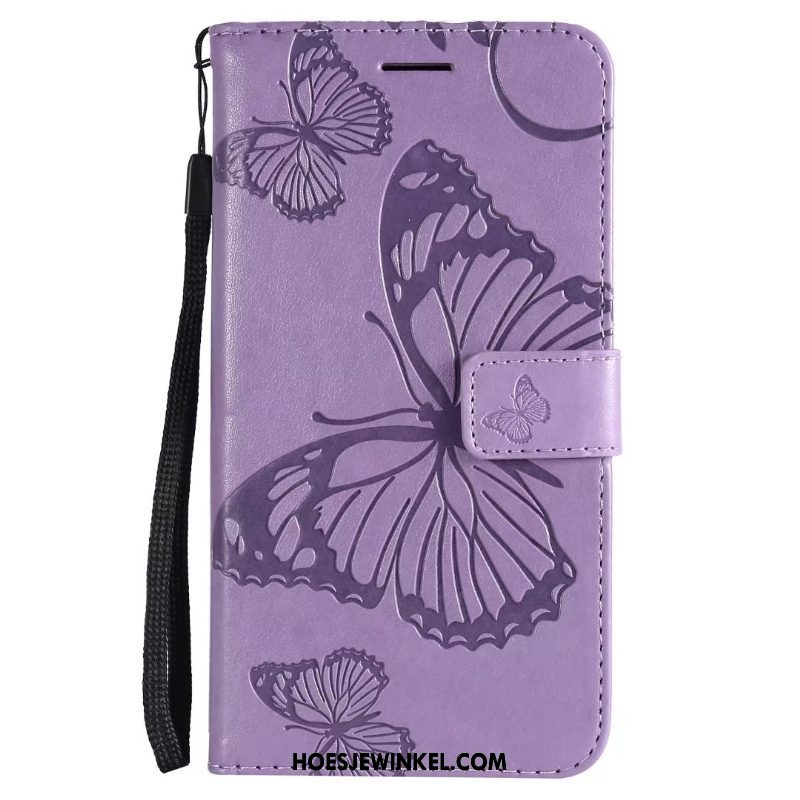 Samsung Galaxy S10e Hoesje Hoes Bescherming Leren Etui, Samsung Galaxy S10e Hoesje Ster Anti-fall