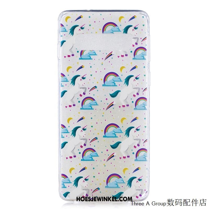 Samsung Galaxy S10e Hoesje Hoes Siliconen Ster, Samsung Galaxy S10e Hoesje Mobiele Telefoon All Inclusive