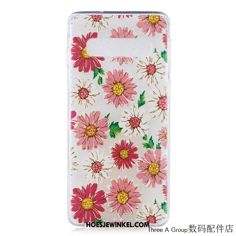 Samsung Galaxy S10e Hoesje Hoes Siliconen Ster, Samsung Galaxy S10e Hoesje Mobiele Telefoon All Inclusive