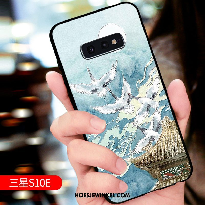 Samsung Galaxy S10e Hoesje Siliconen All Inclusive Anti-fall, Samsung Galaxy S10e Hoesje Pas Trendy Merk