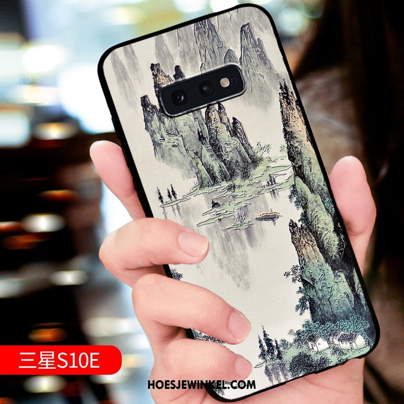 Samsung Galaxy S10e Hoesje Siliconen All Inclusive Anti-fall, Samsung Galaxy S10e Hoesje Pas Trendy Merk