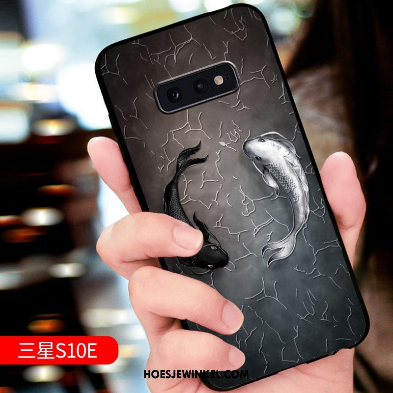 Samsung Galaxy S10e Hoesje Siliconen All Inclusive Anti-fall, Samsung Galaxy S10e Hoesje Pas Trendy Merk