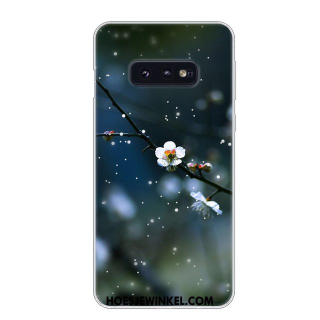 Samsung Galaxy S10e Hoesje Siliconen Bescherming Zacht, Samsung Galaxy S10e Hoesje Hoes Wit