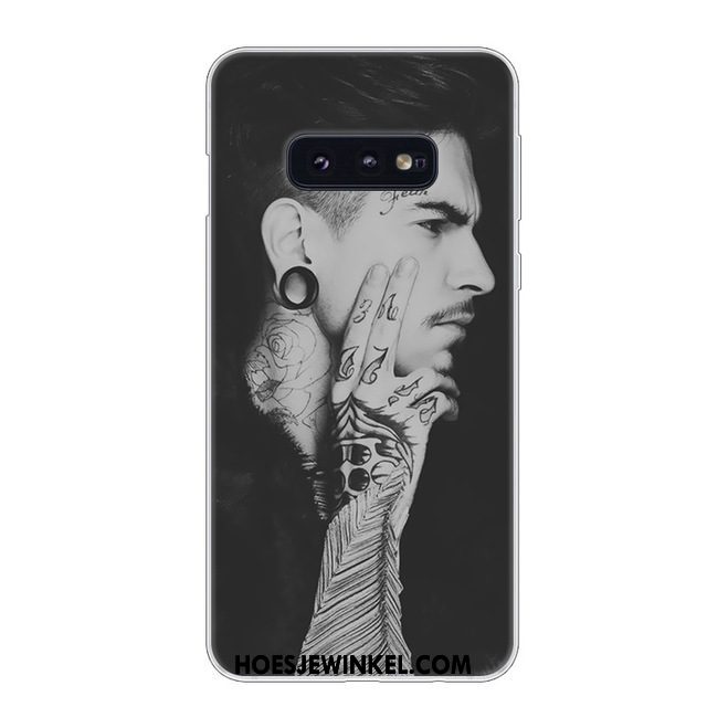 Samsung Galaxy S10e Hoesje Siliconen Bescherming Zacht, Samsung Galaxy S10e Hoesje Hoes Wit