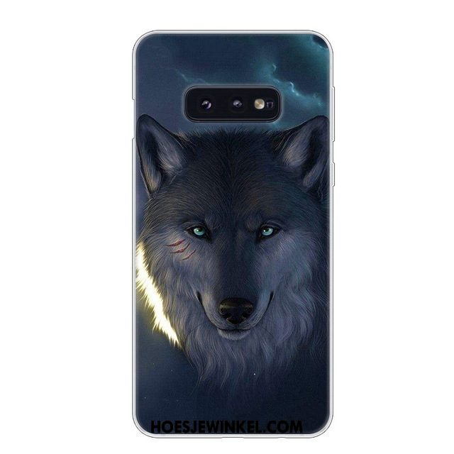 Samsung Galaxy S10e Hoesje Siliconen Bescherming Zacht, Samsung Galaxy S10e Hoesje Hoes Wit