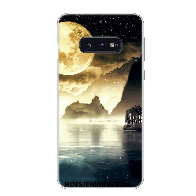 Samsung Galaxy S10e Hoesje Siliconen Bescherming Zacht, Samsung Galaxy S10e Hoesje Hoes Wit