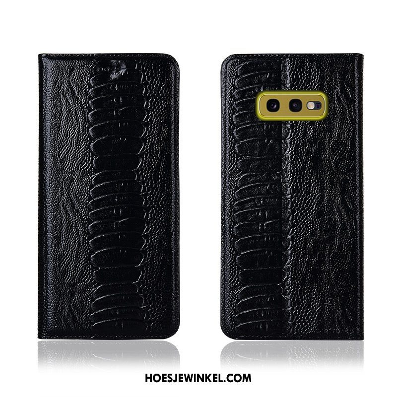 Samsung Galaxy S10e Hoesje Zacht Anti-fall Hoes, Samsung Galaxy S10e Hoesje Clamshell Ster Braun