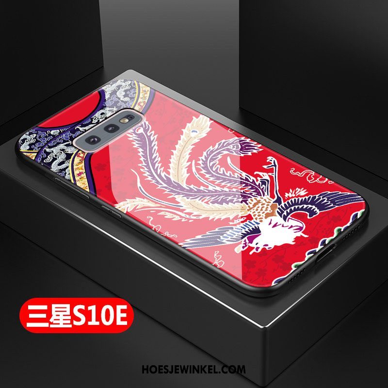 Samsung Galaxy S10e Hoesje Zacht Anti-fall Scheppend, Samsung Galaxy S10e Hoesje Hard Chinese Stijl