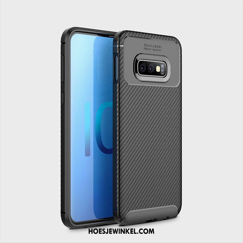 Samsung Galaxy S10e Hoesje Zacht Blauw Ster, Samsung Galaxy S10e Hoesje Patroon Anti-fall