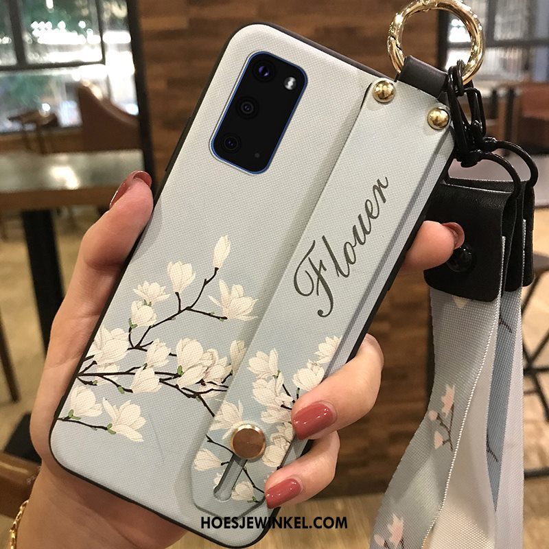 Samsung Galaxy S20 Hoesje Bloemen Hanger Vers, Samsung Galaxy S20 Hoesje Bescherming Hoes