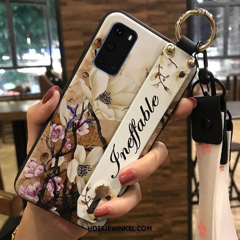 Samsung Galaxy S20 Hoesje Bloemen Hanger Vers, Samsung Galaxy S20 Hoesje Bescherming Hoes