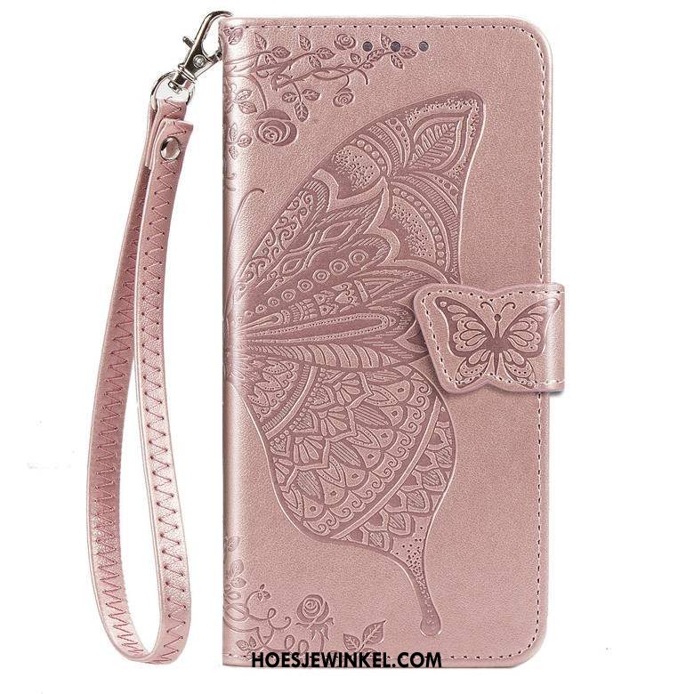 Samsung Galaxy S20+ Hoesje Clamshell Mobiele Telefoon Anti-fall, Samsung Galaxy S20+ Hoesje Leren Etui Purper